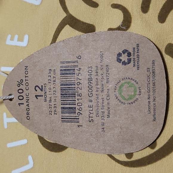 Rabbit+Bear sleep and play sweat shirt and pants size 12m - Picture 2 of 4